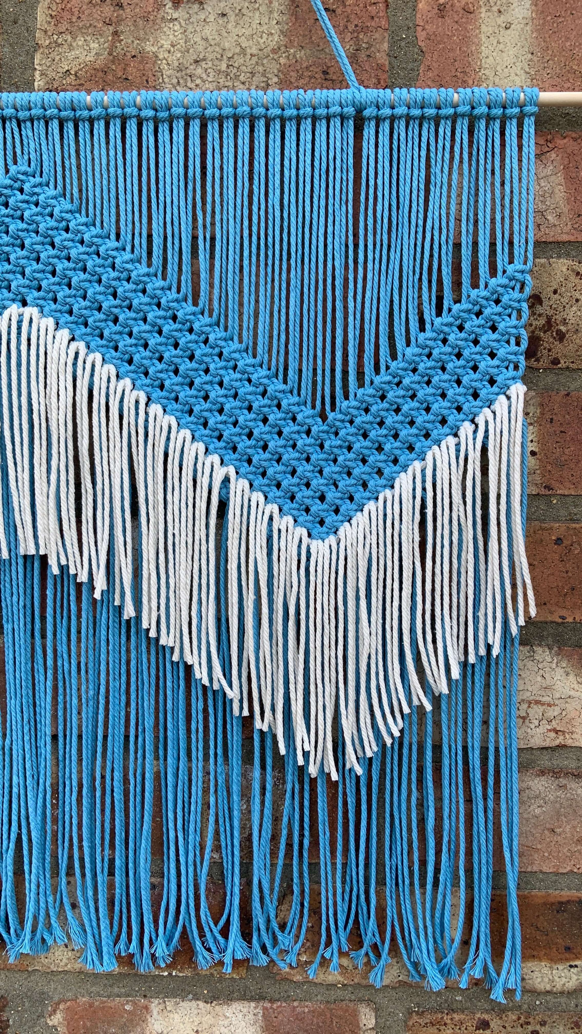 Ocean Wave Macramé Wall Hanging – Boho Chic Handmade Art for Modern Homes - StylishKnots
