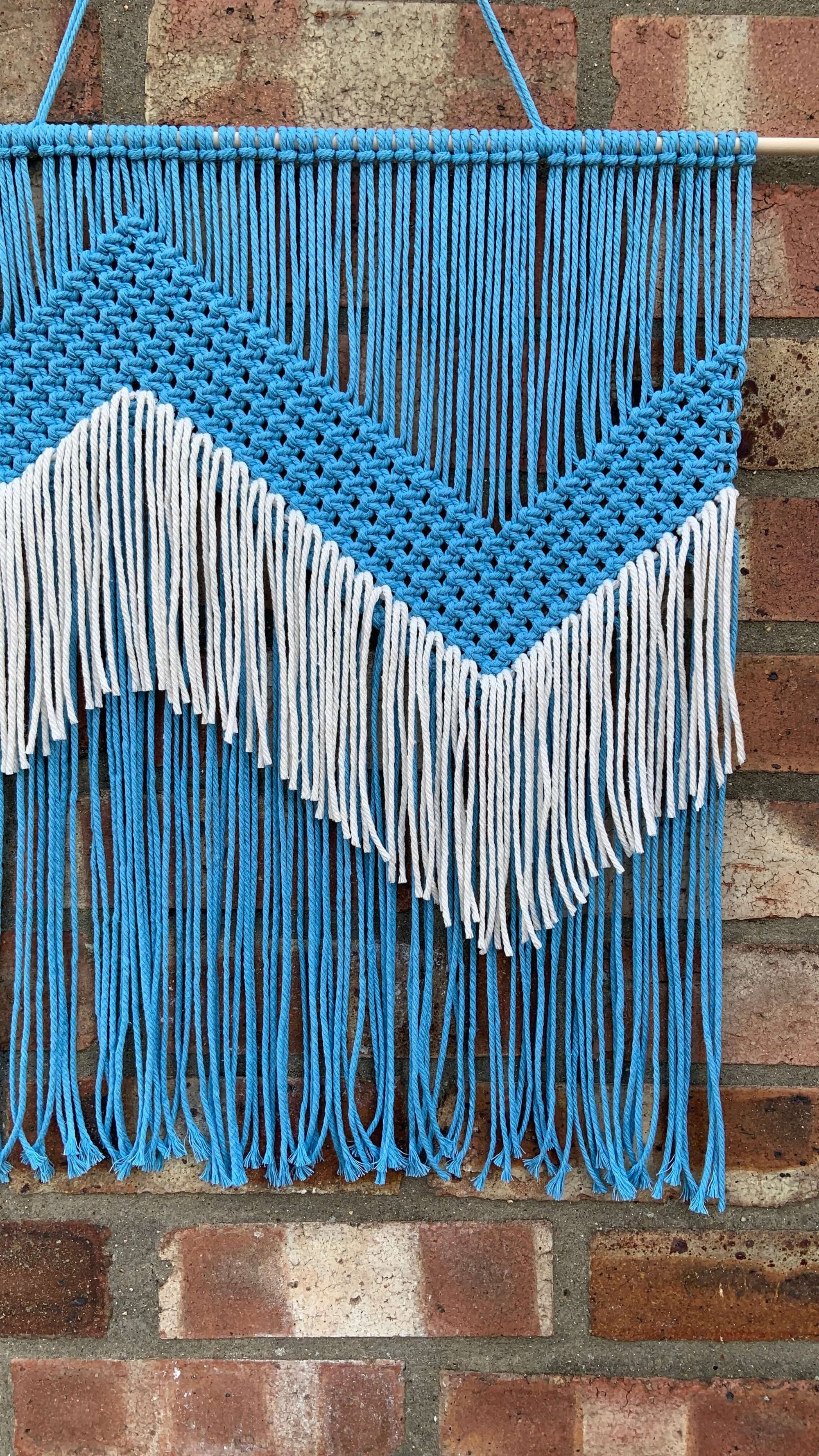 Ocean Wave Macramé Wall Hanging – Boho Chic Handmade Art for Modern Homes - StylishKnots