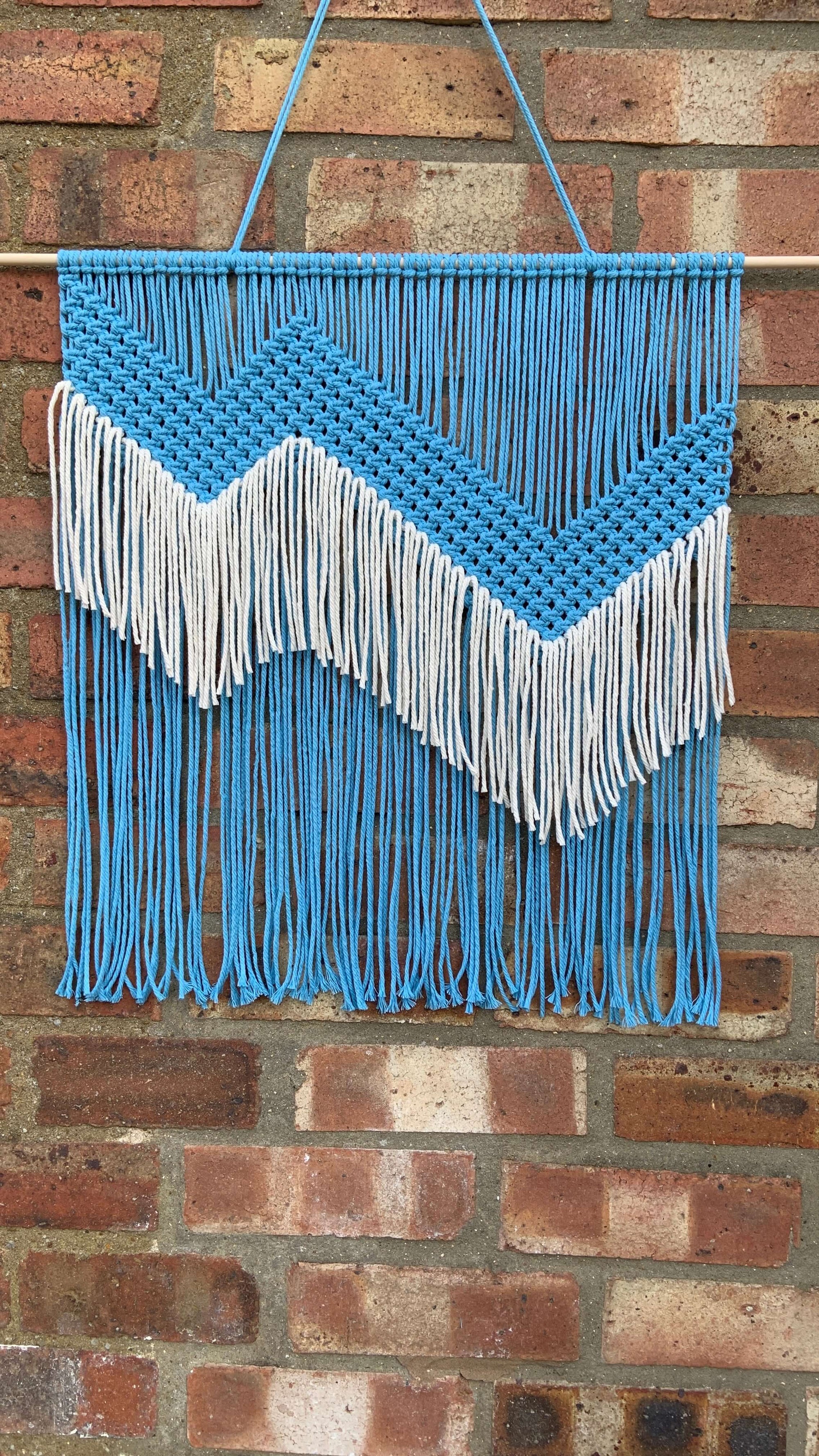 Ocean Wave Macramé Wall Hanging – Boho Chic Handmade Art for Modern Homes - StylishKnots