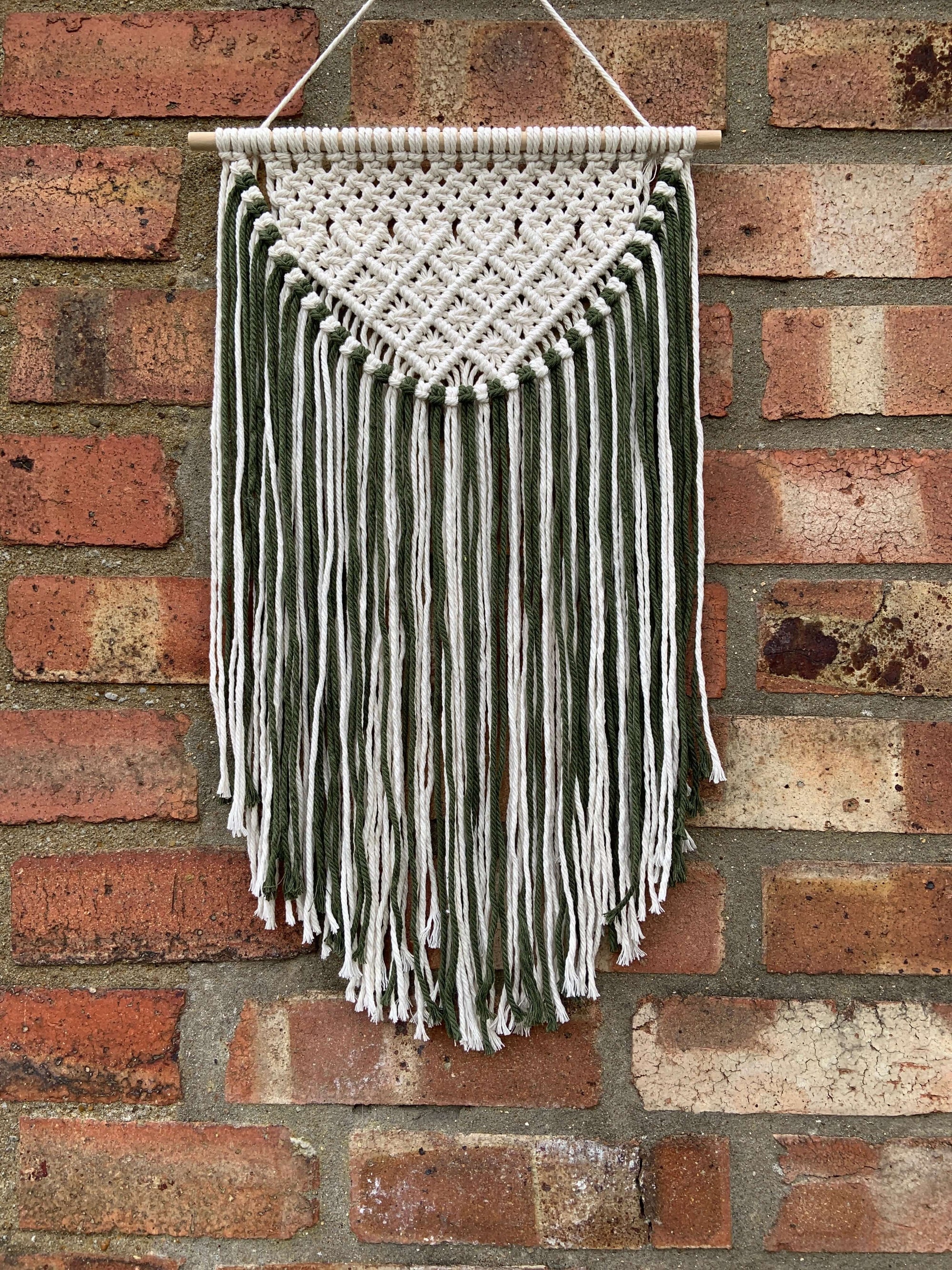 Forest Veil – Diamond Knot Macramé Wall Hanging - StylishKnots