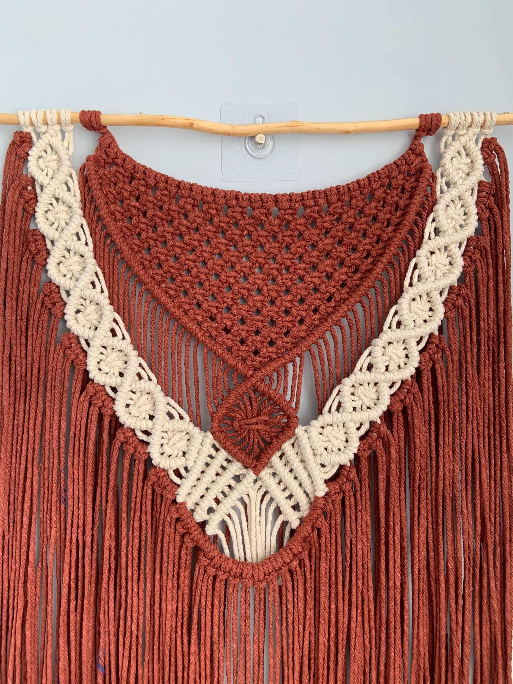 Autumnal Embrace Wall Hanging Rustic Sienna - Macrame