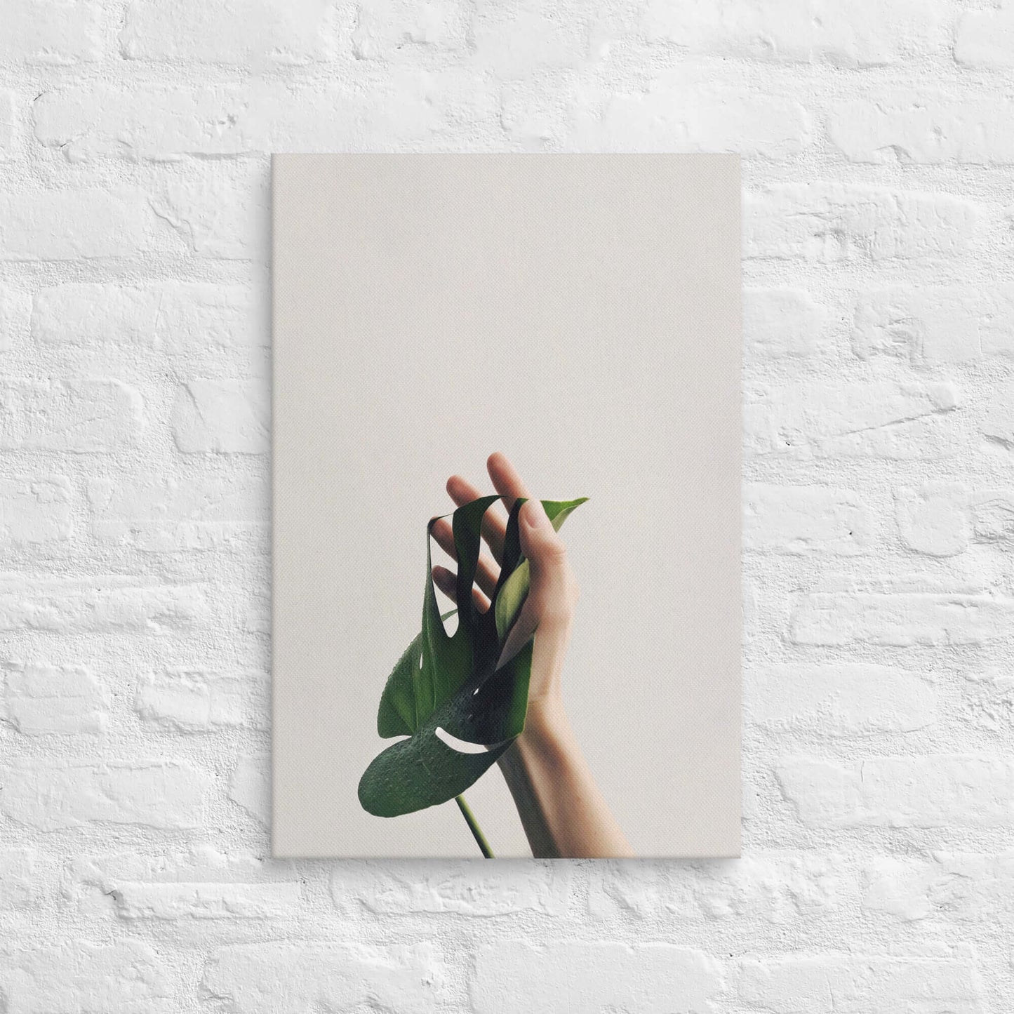 Nature’s Embrace – Minimalist Botanical Canvas Wall Art for Modern Spaces - StylishKnots
