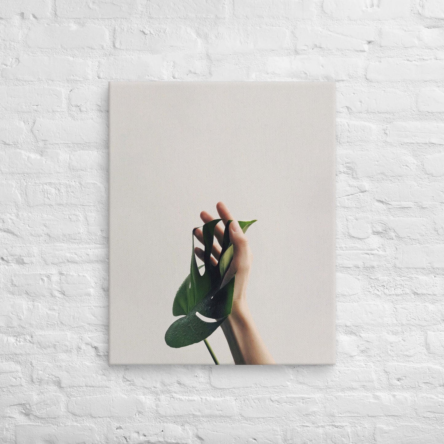 Nature’s Embrace – Minimalist Botanical Canvas Wall Art for Modern Spaces - StylishKnots