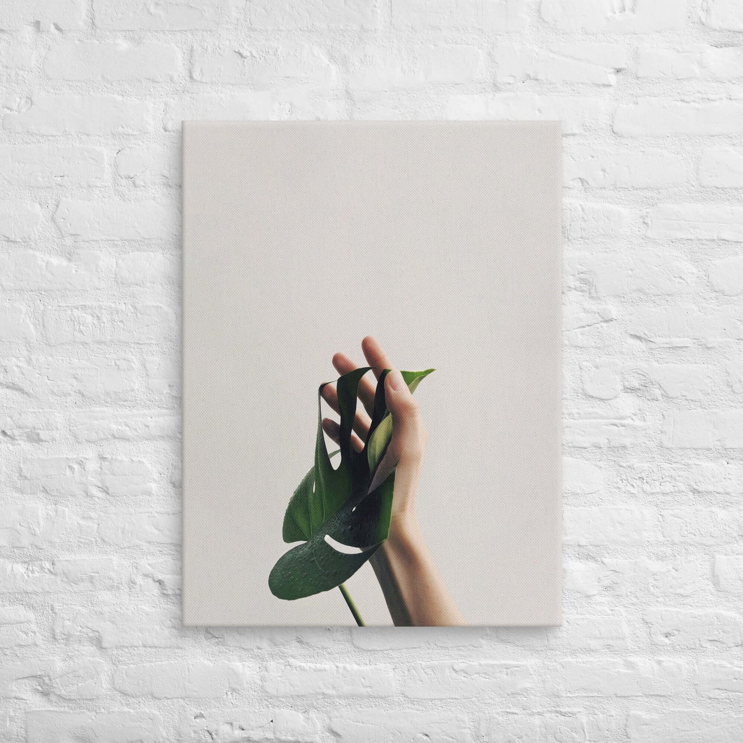 Nature’s Embrace – Minimalist Botanical Canvas Wall Art for Modern Spaces - StylishKnots