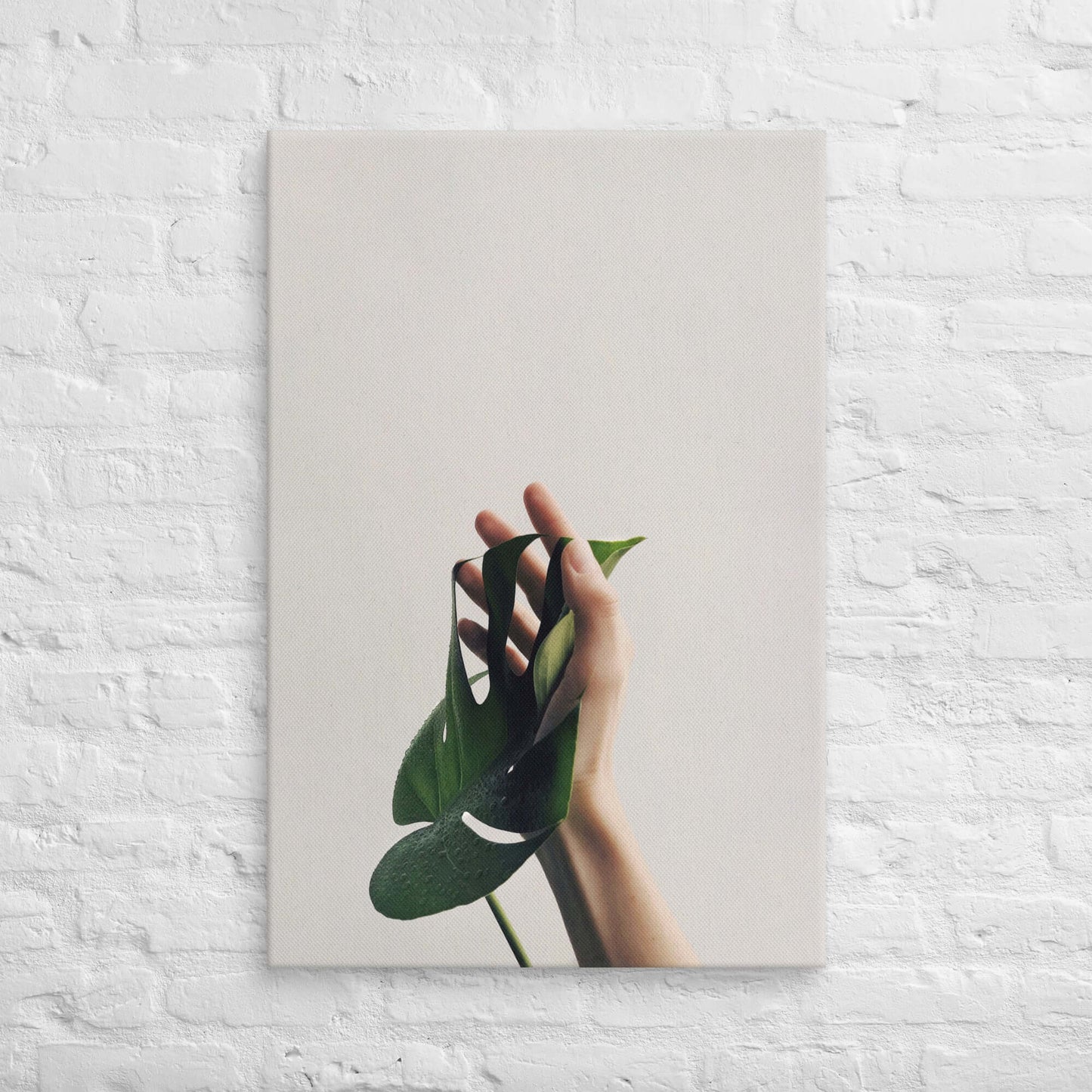 Nature’s Embrace – Minimalist Botanical Canvas Wall Art for Modern Spaces - StylishKnots