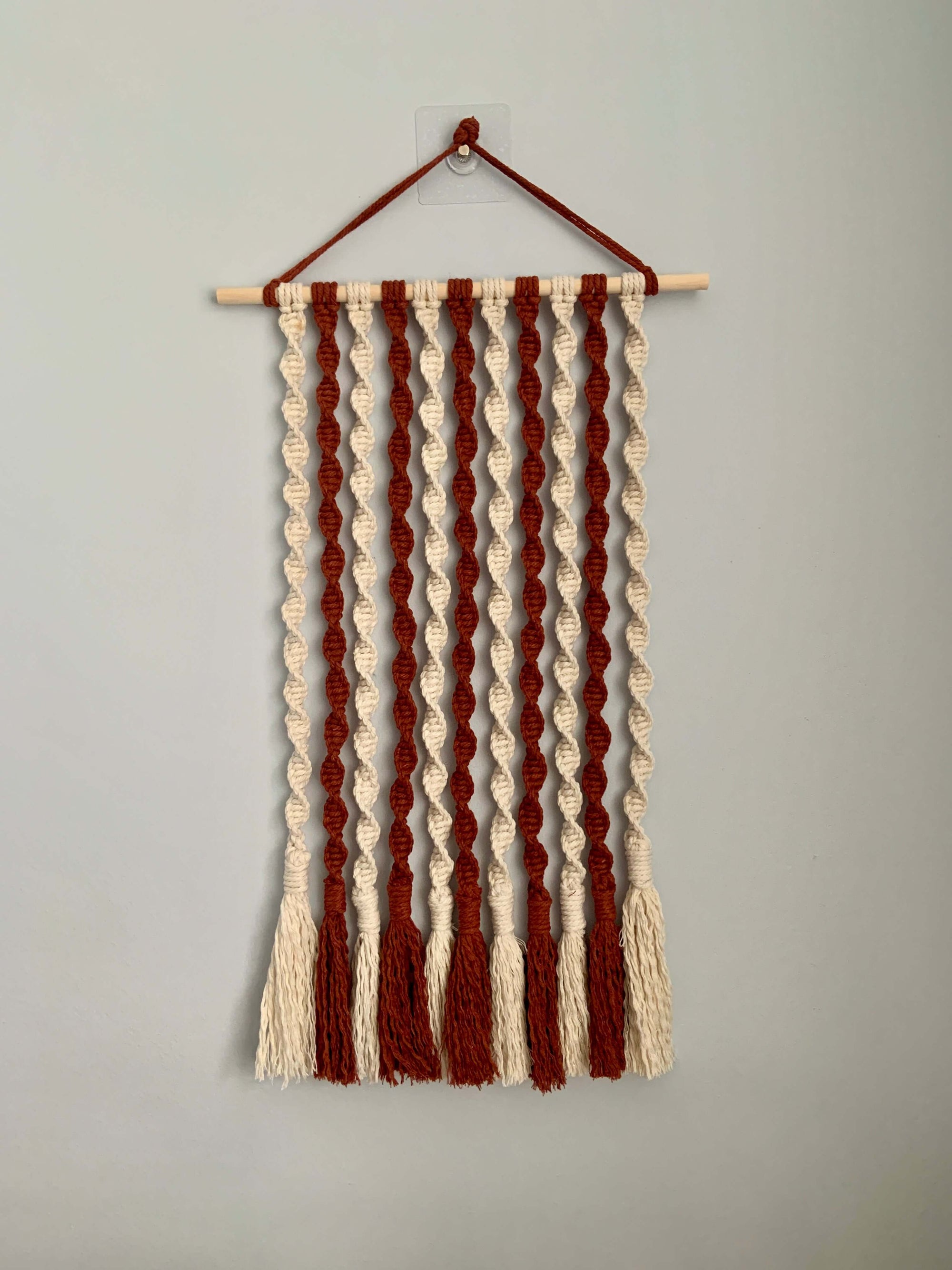 Cinnamon Twist Macrame Wall Hanging