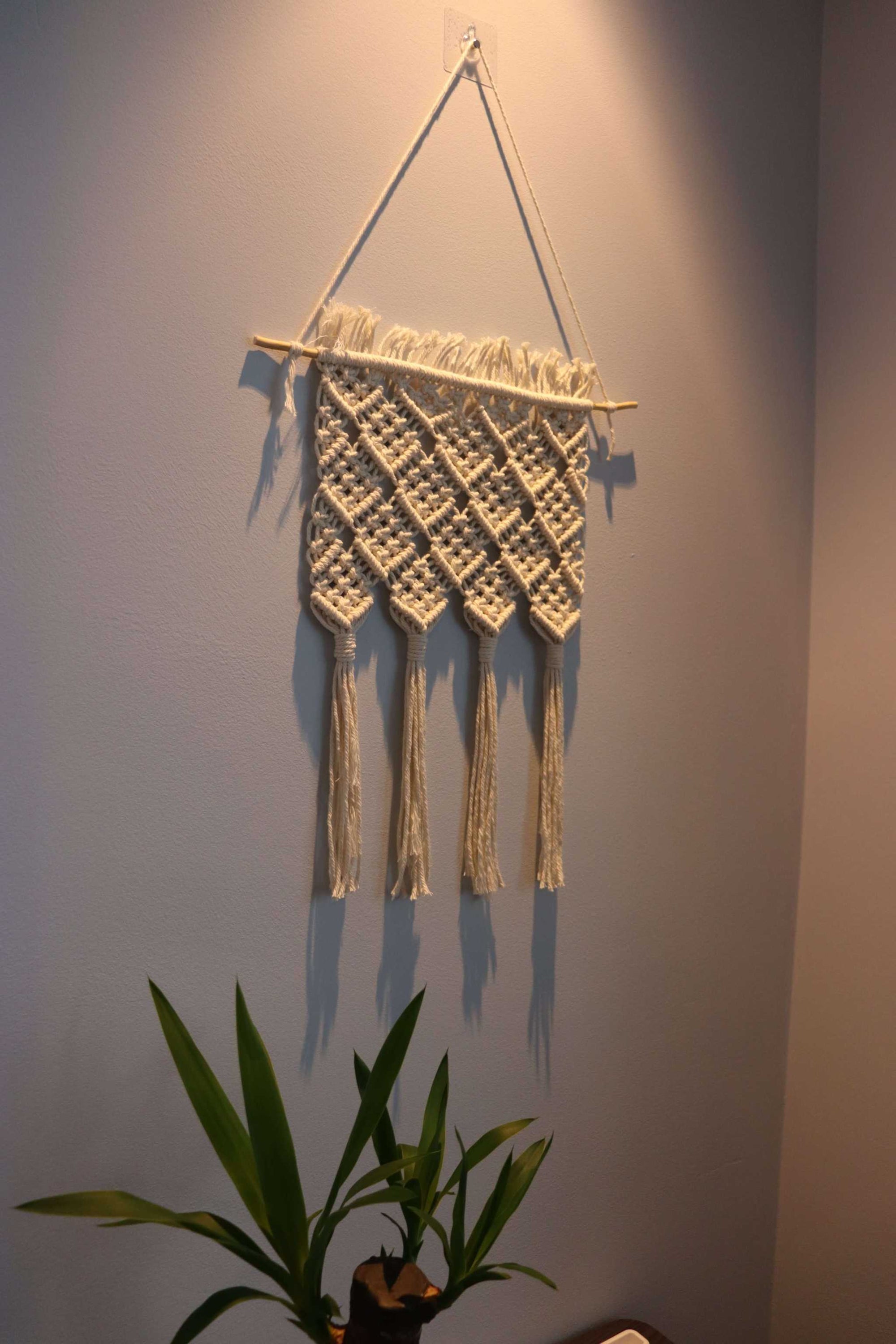 Creamy Weave Macrame Wall Hanging