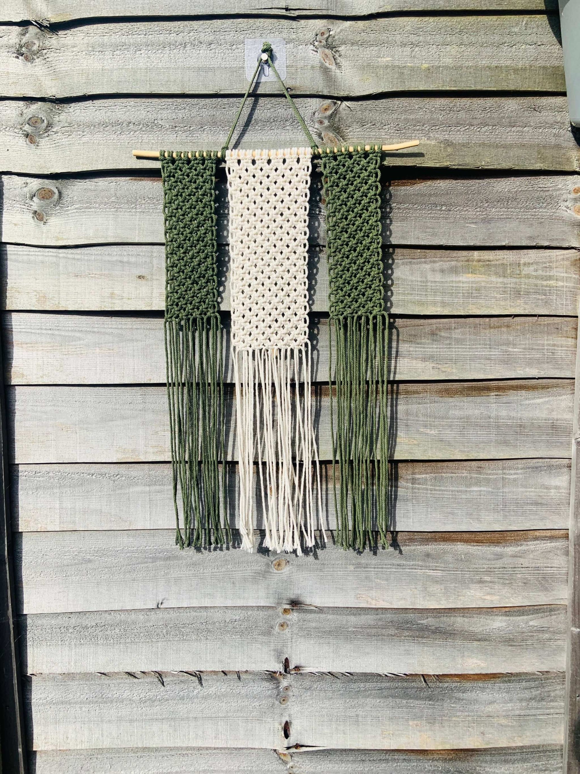 Forest Ivory Macrame Wall Hanging