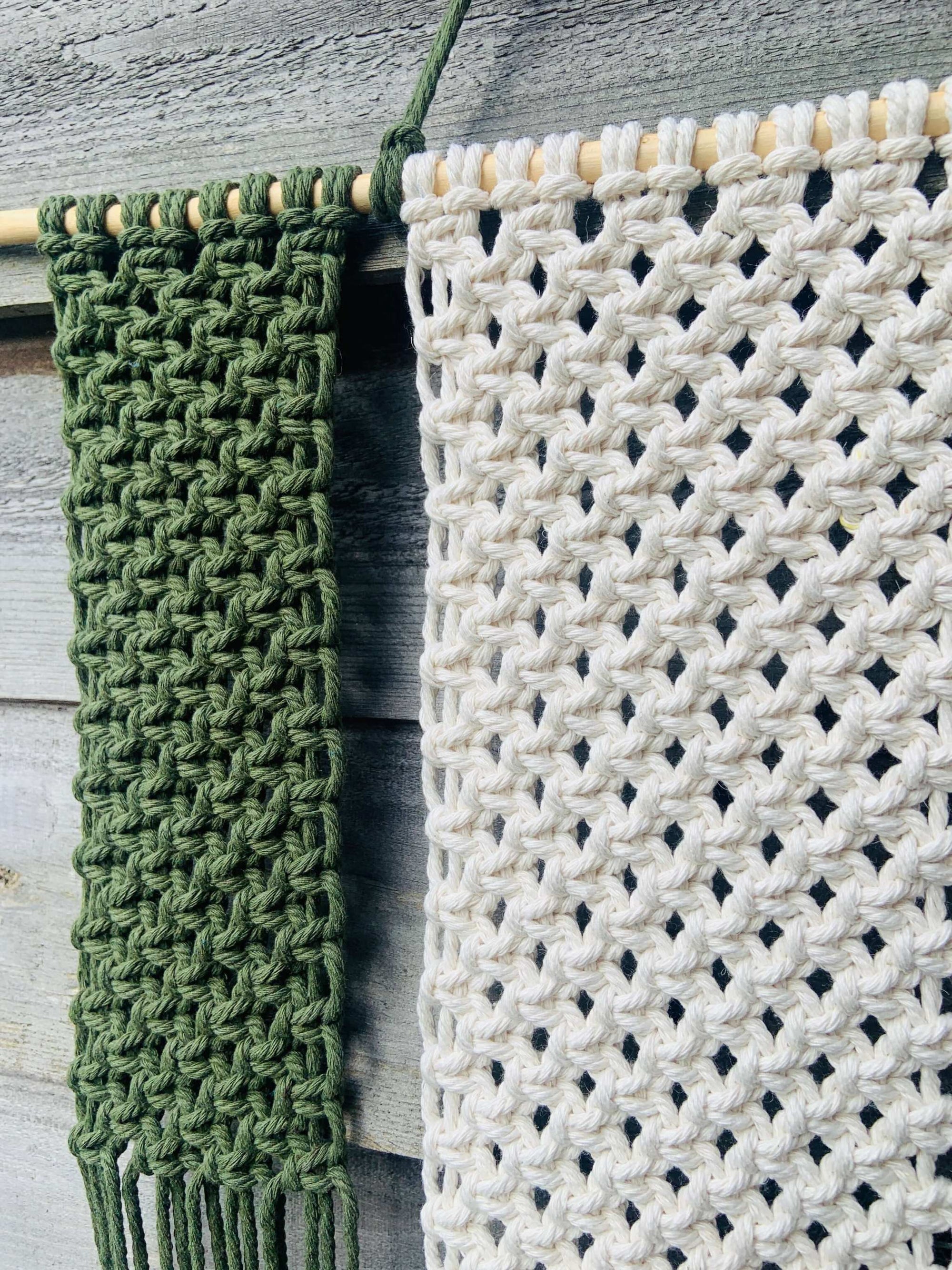 Forest Ivory Macrame Wall Hanging