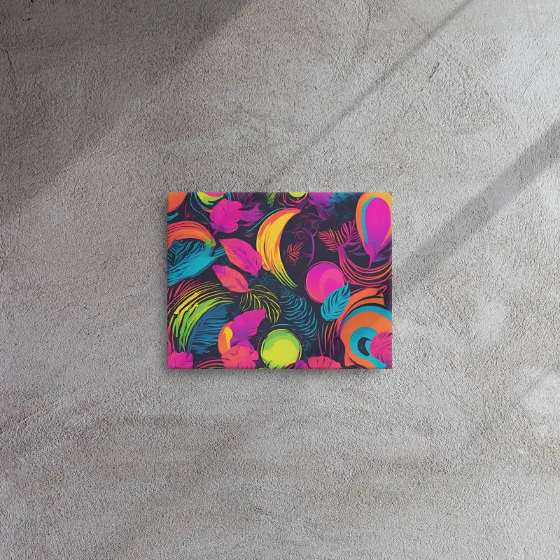 Neon Jungle Dream Canvas Art - 11’’ x 14’’