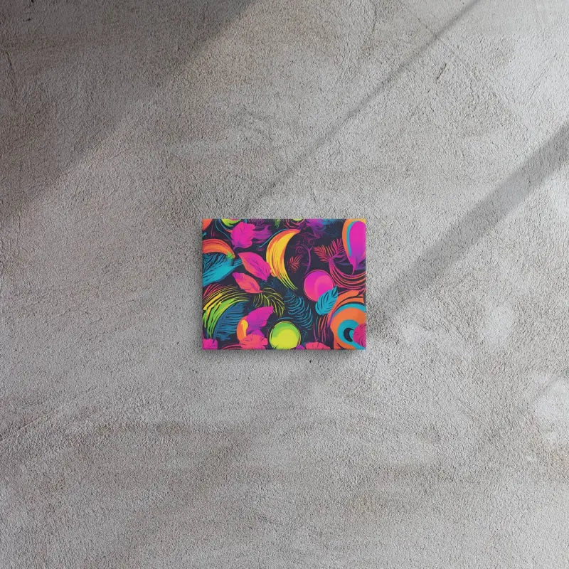 Neon Jungle Dream Canvas Art - 8’’ x 10’’