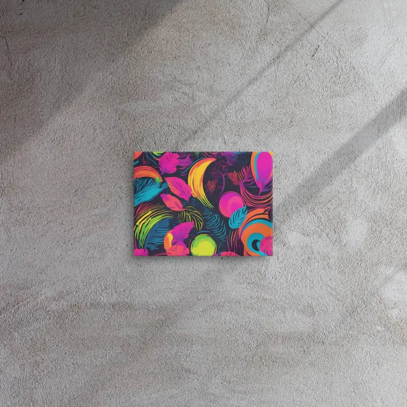 Neon Jungle Dream Canvas Art - 9’’ x 12’’