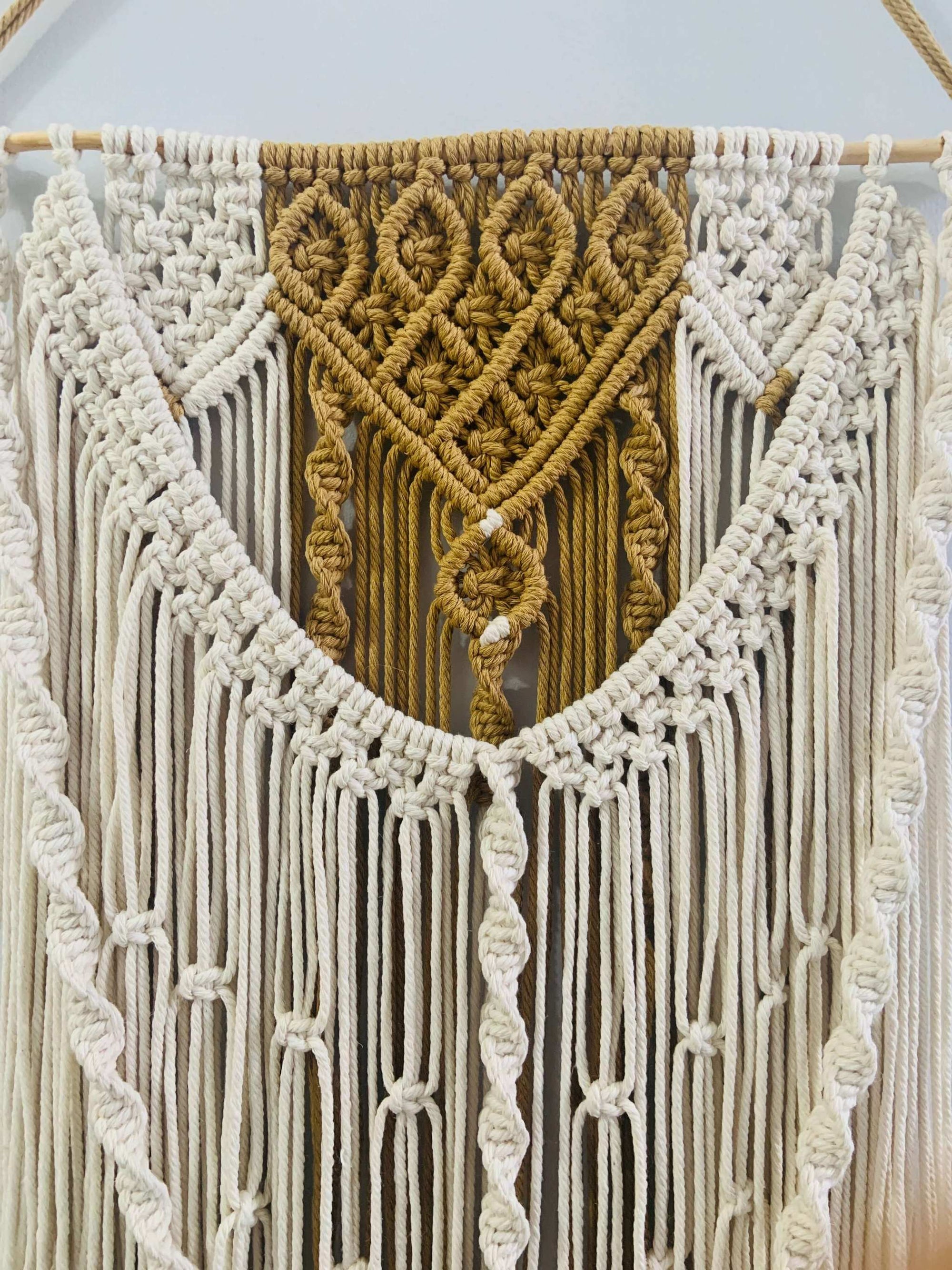 Neutral Elegance Macrame Wall Hanging