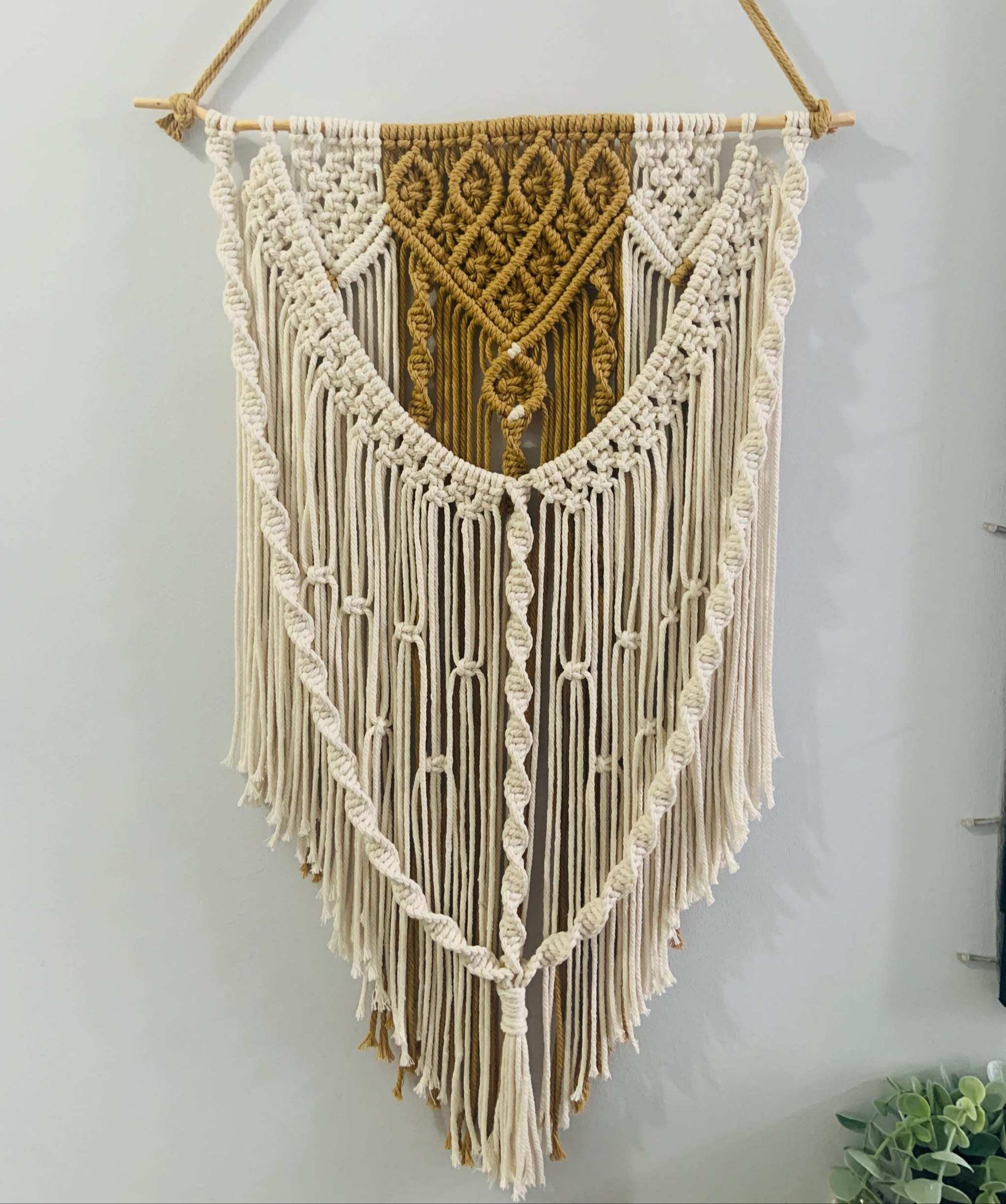 Neutral Elegance Macrame Wall Hanging
