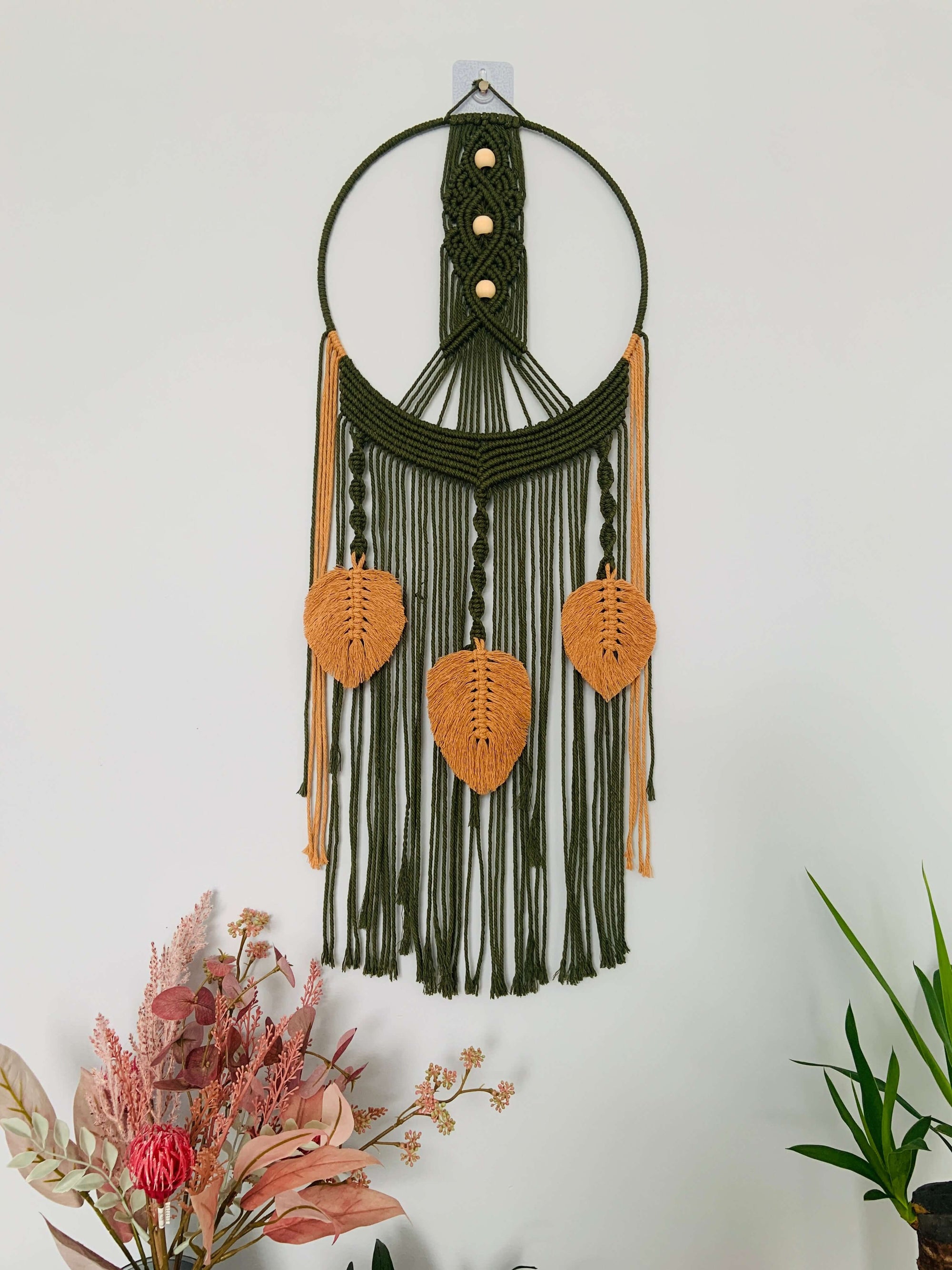 Olive Tones Macrame Wall Hanging