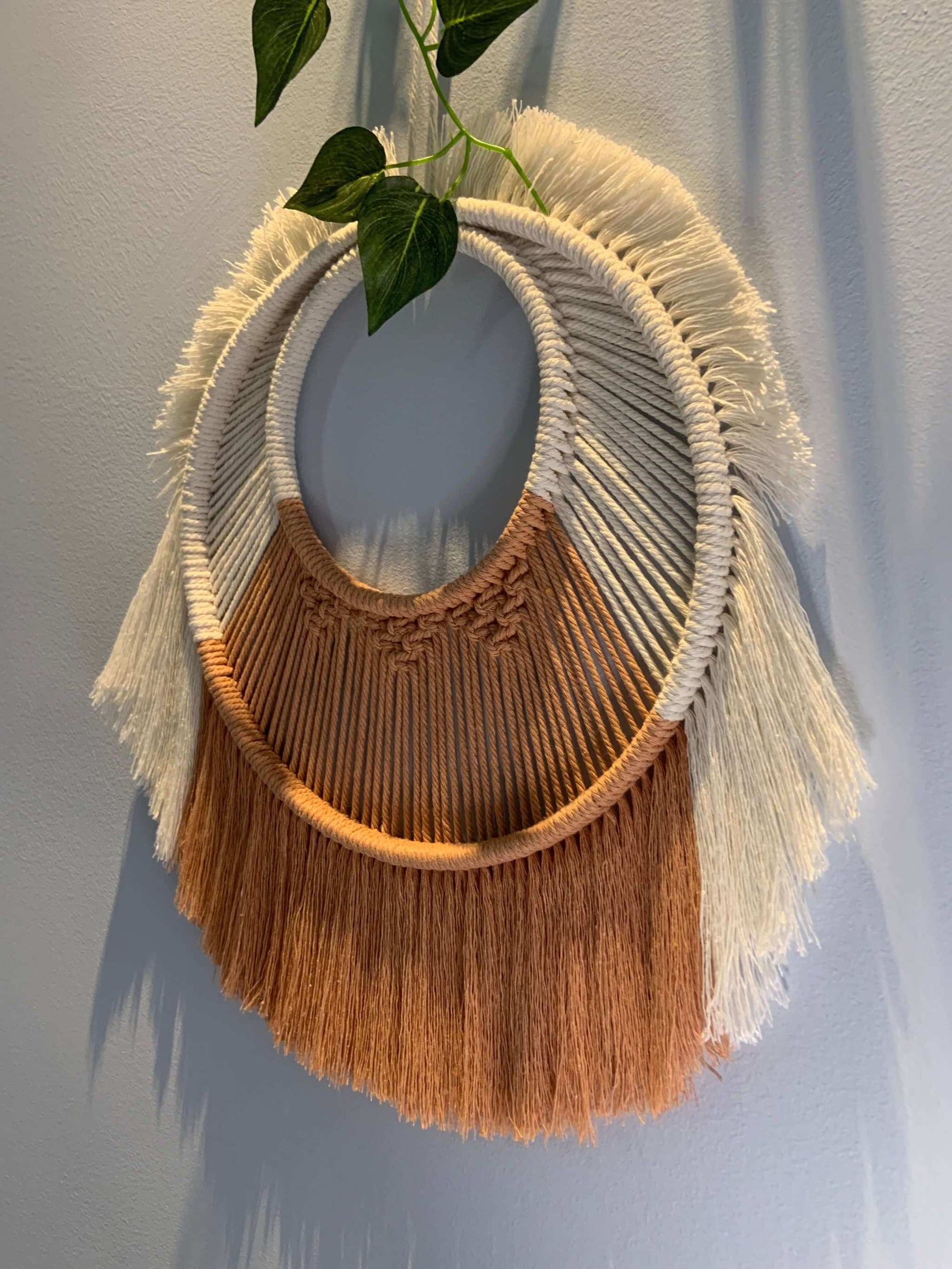 Sunset Fringe Macrame Wall Hanging
