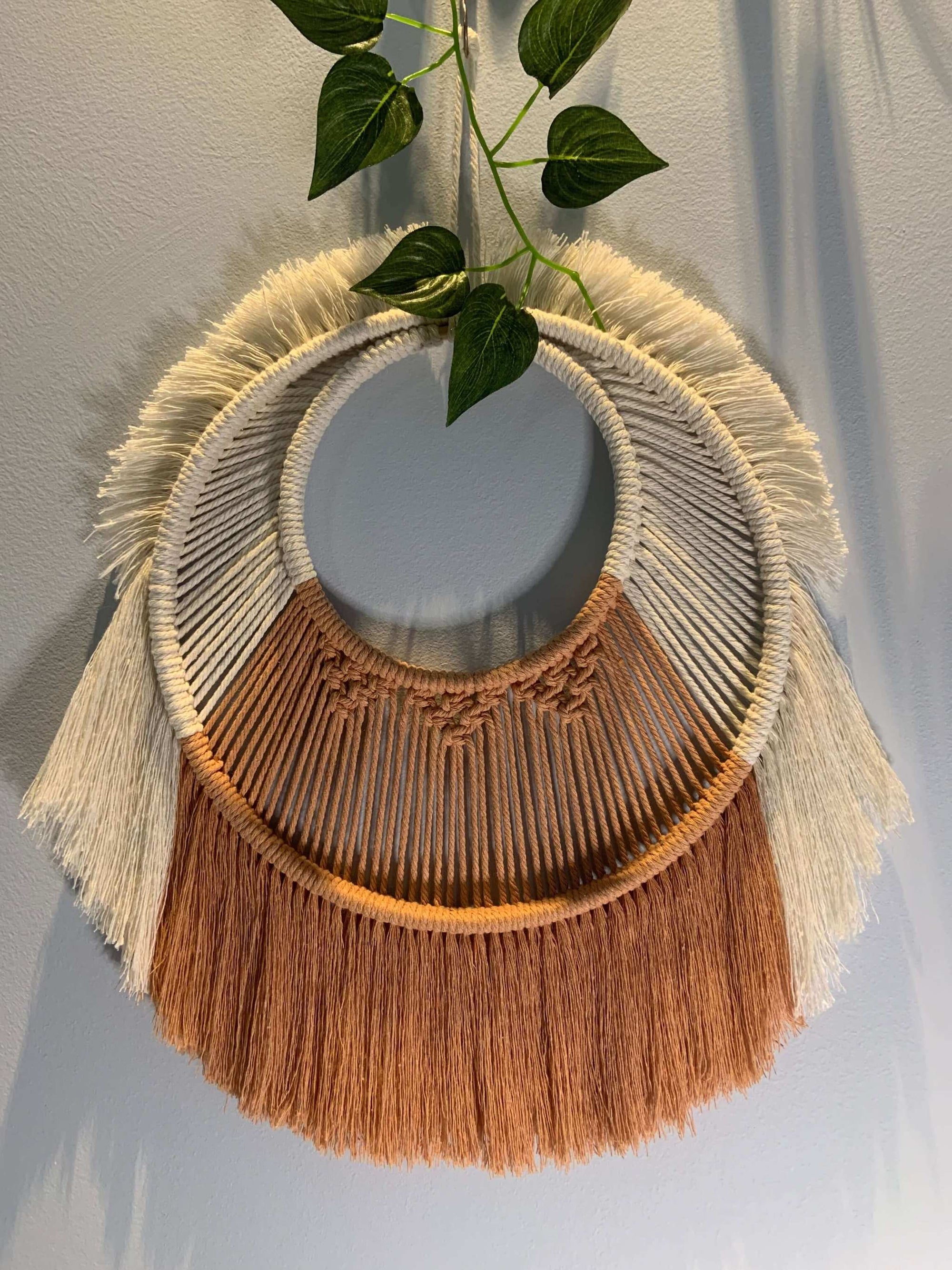 Sunset Fringe Macrame Wall Hanging
