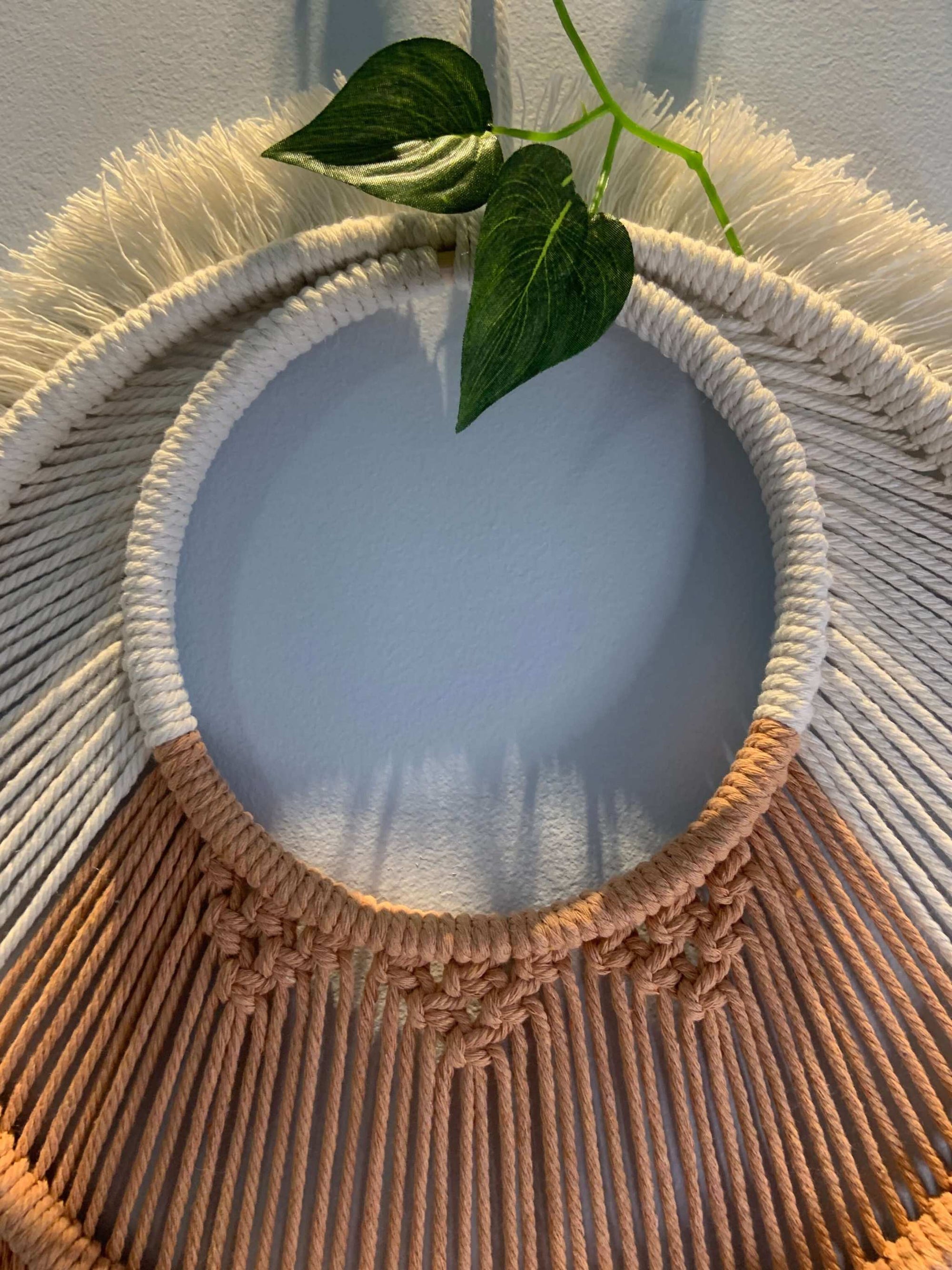 Sunset Fringe Macrame Wall Hanging