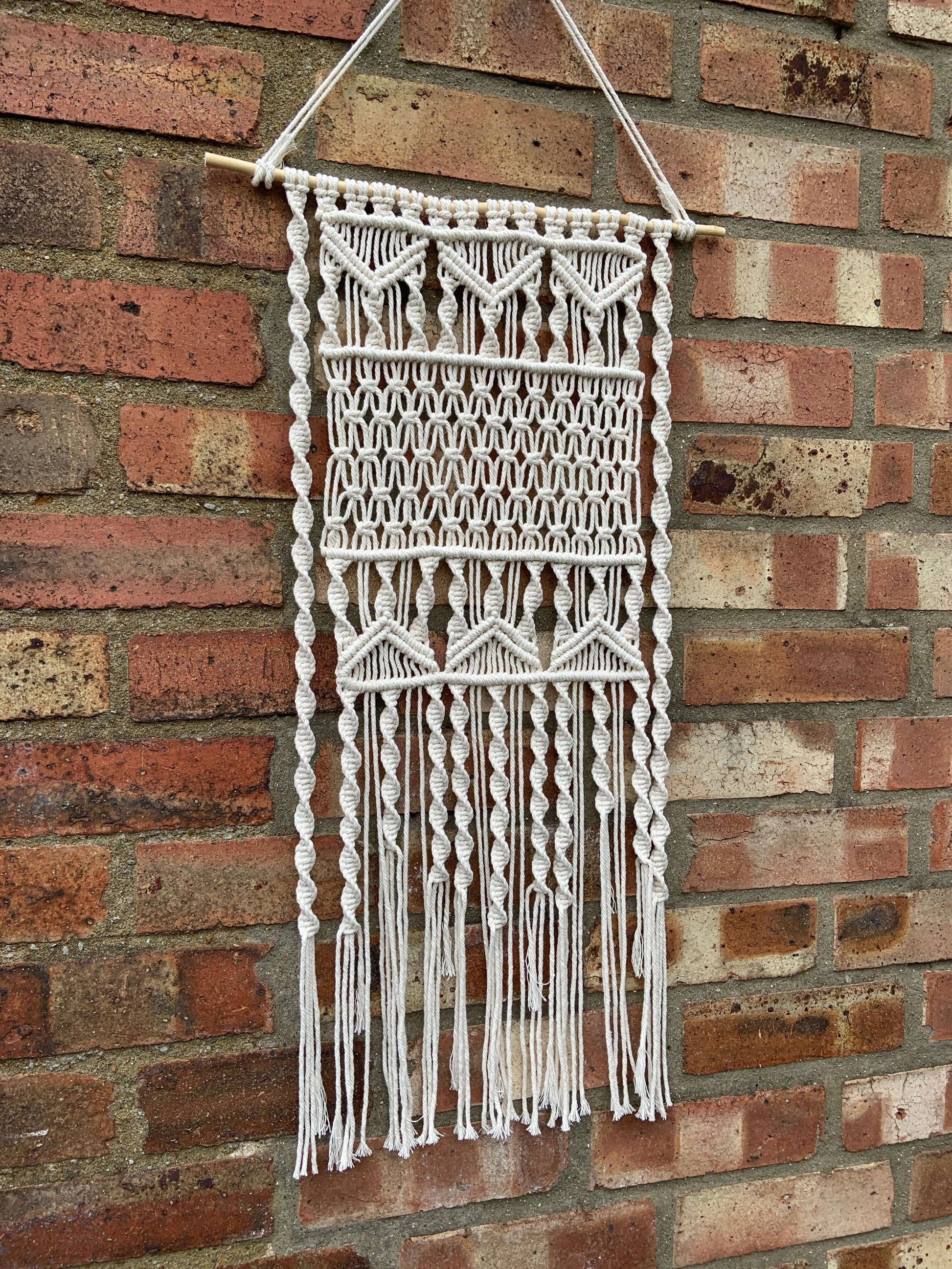The Spiral Grove – Handcrafted Macramé Wall Hanging - StylishKnots