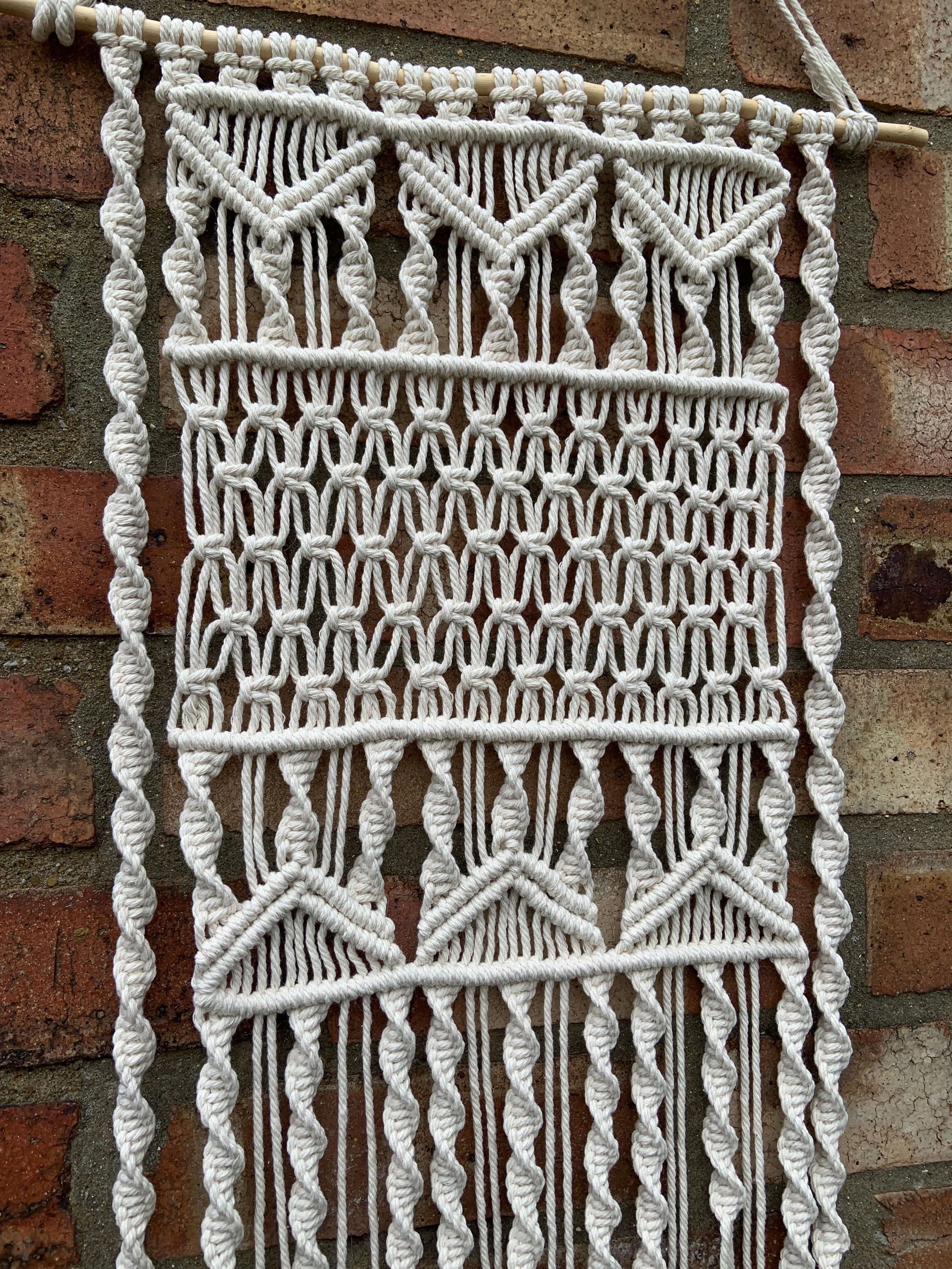 The Spiral Grove – Handcrafted Macramé Wall Hanging - StylishKnots