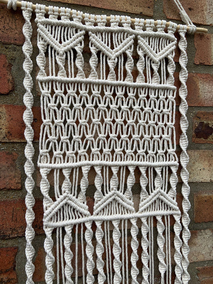 The Spiral Grove – Handcrafted Macramé Wall Hanging - StylishKnots