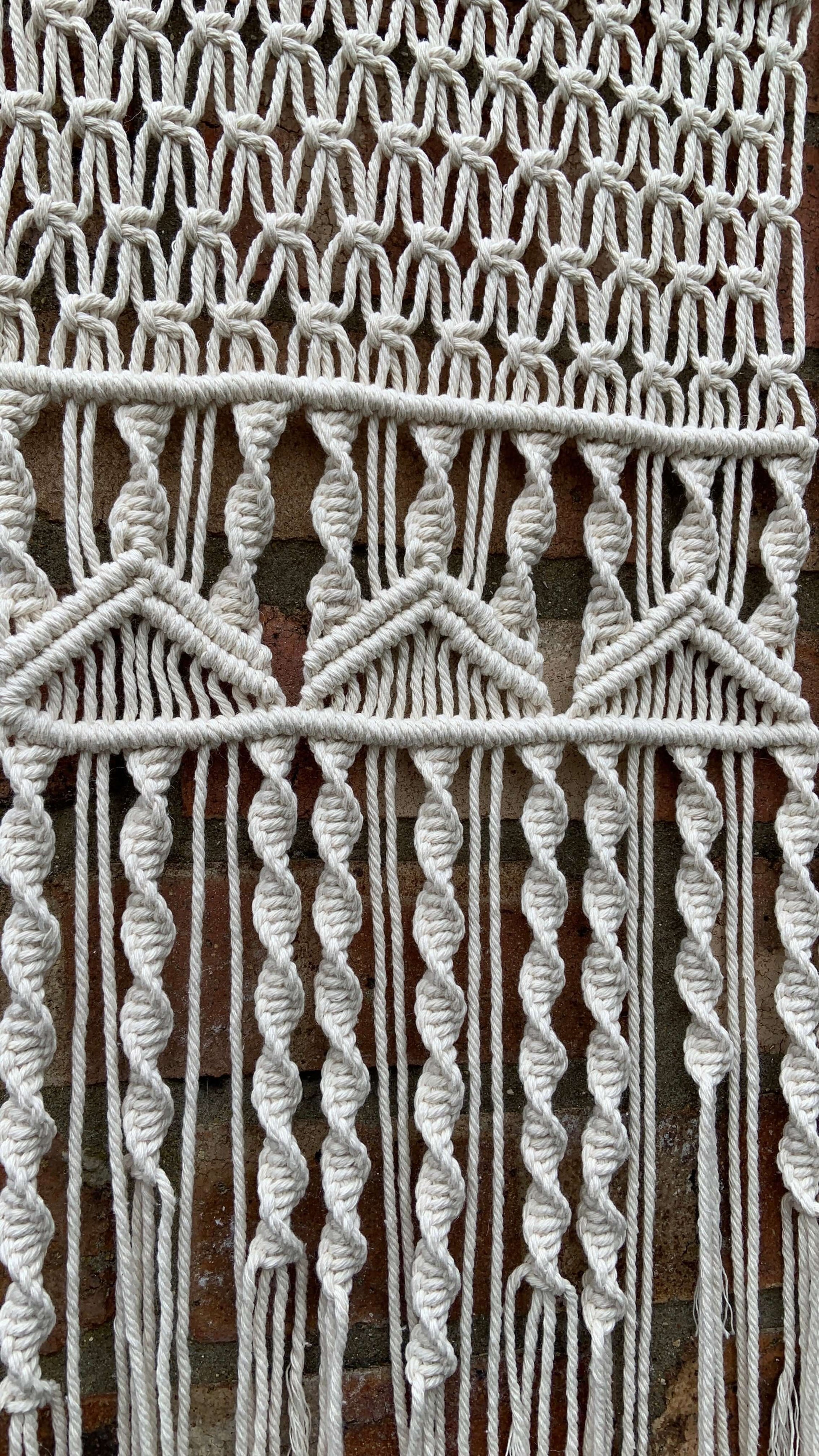 The Spiral Grove – Handcrafted Macramé Wall Hanging - StylishKnots