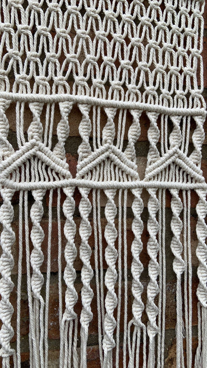 The Spiral Grove – Handcrafted Macramé Wall Hanging - StylishKnots