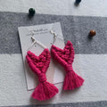 Heart Knot Macrame Earrings - StylishKnots