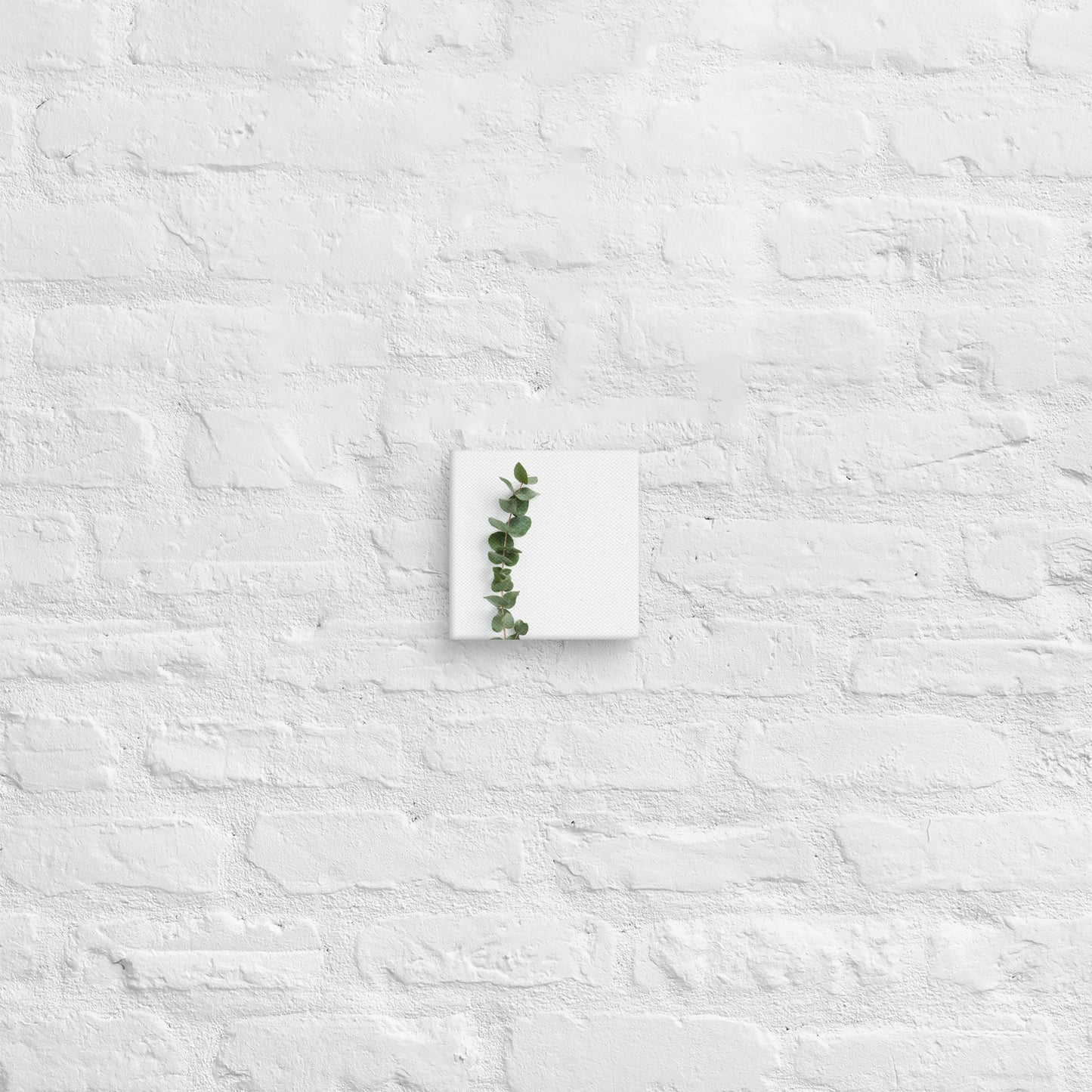 Minimalist Eucalyptus Leaf Canvas – Modern Botanical Wall Decor - StylishKnots