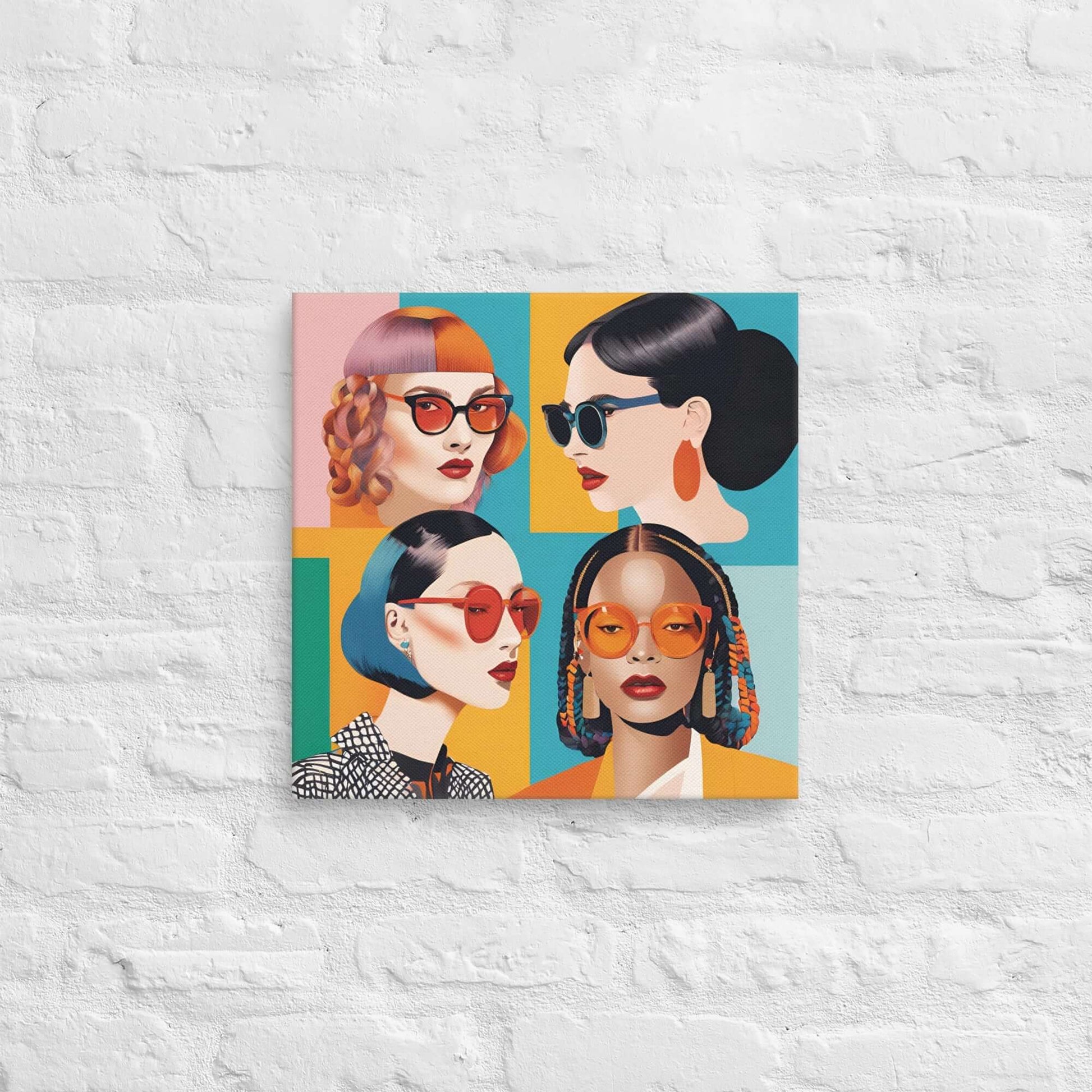 Bold & Chic: The Essence of Style - 16″×16″ - Canvas