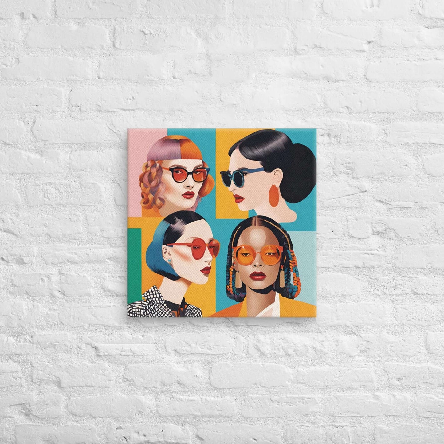 Bold & Chic: The Essence of Style - 20″×20″ - Canvas