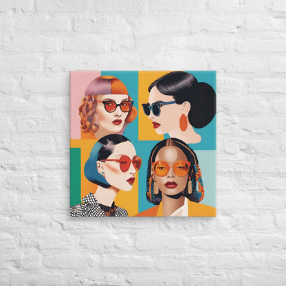 Bold & Chic: The Essence of Style - 24″×24″ - Canvas