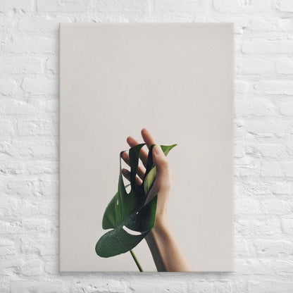 Nature’s Embrace – Minimalist Botanical Canvas Wall Art for Modern Spaces - StylishKnots