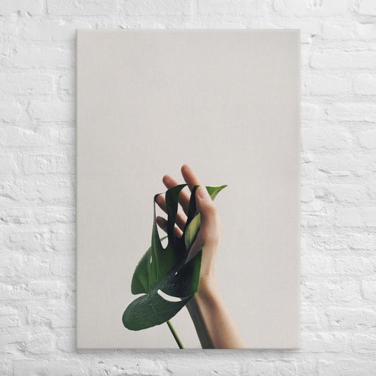 Nature’s Embrace – Minimalist Botanical Canvas Wall Art for Modern Spaces - StylishKnots
