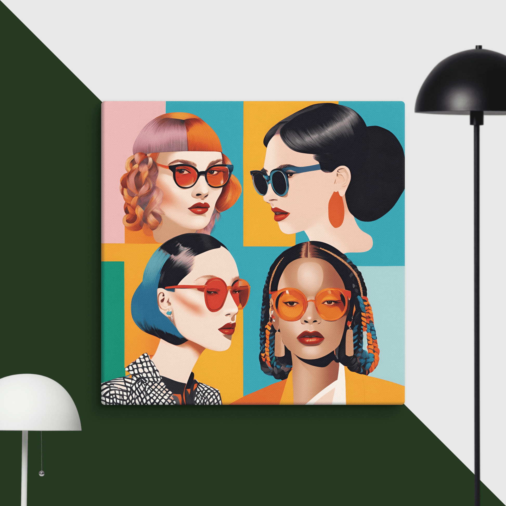 Bold & Chic: The Essence of Style - Canvas