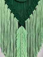 Green Dream Beaded Wall Décor - Macrame Hanging