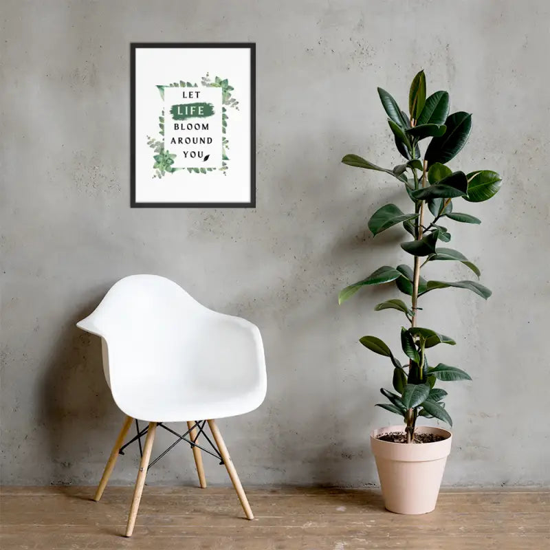 Life Bloom Framed Poster