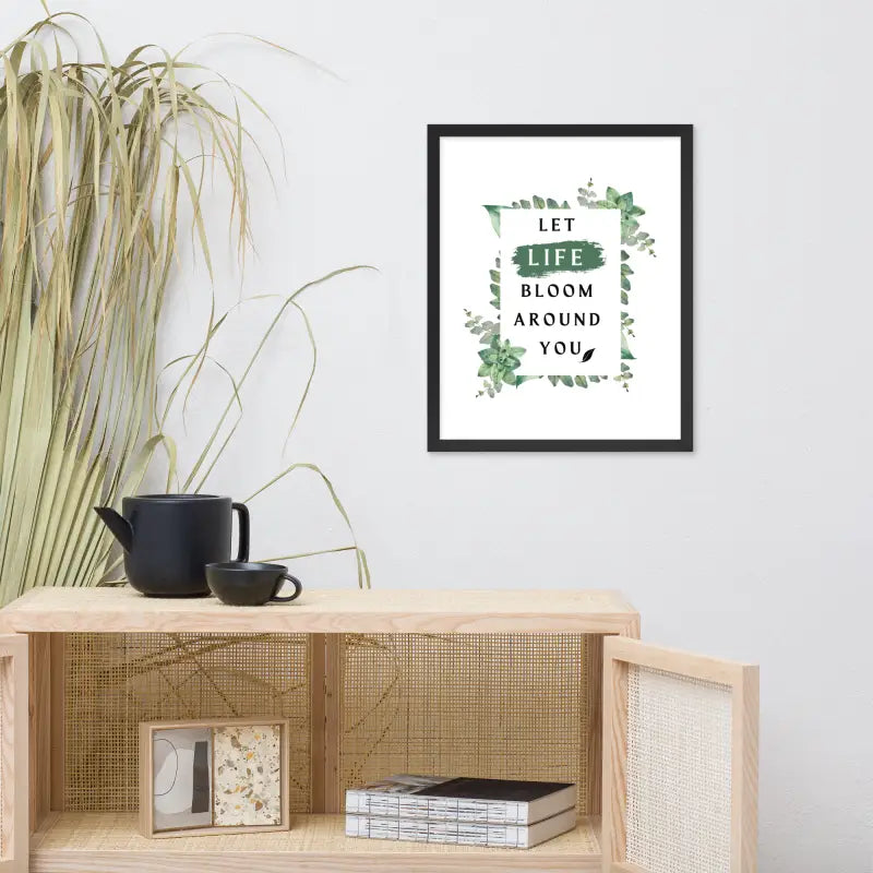 Life Bloom Framed Poster