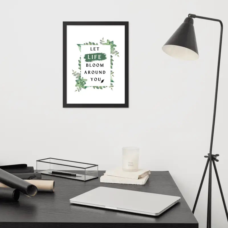 Life Bloom Framed Poster