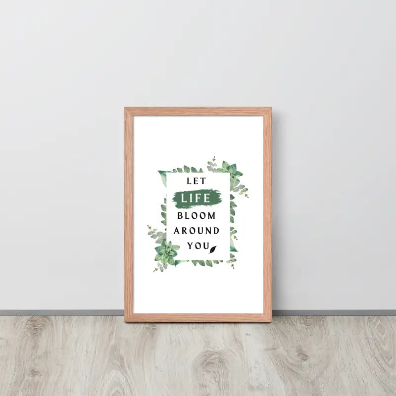 Life Bloom Framed Poster