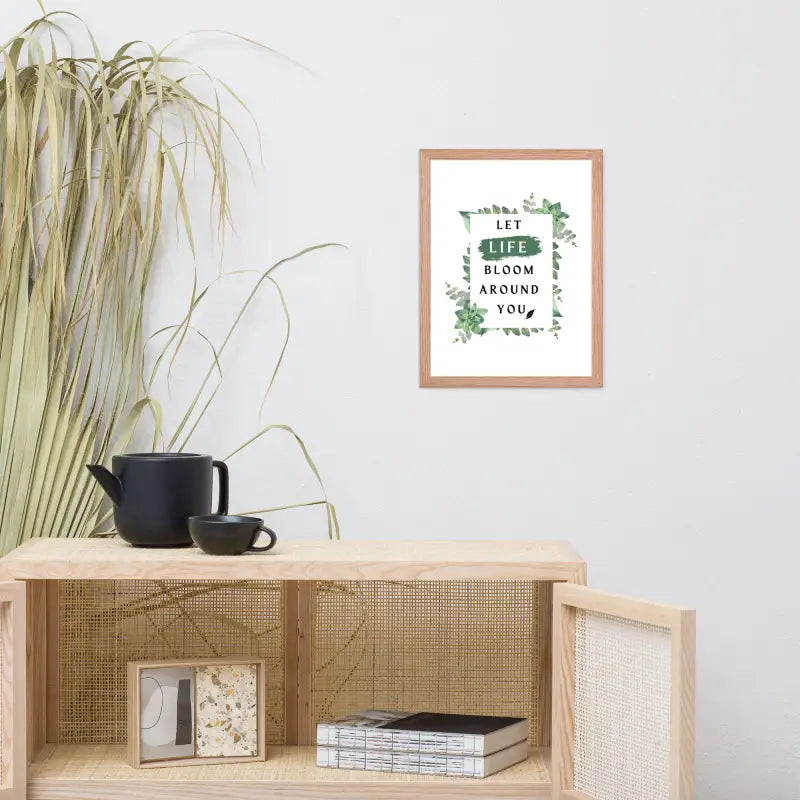 Life Bloom Framed Poster