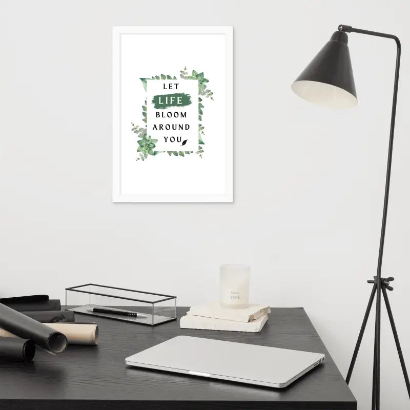 Life Bloom Framed Poster