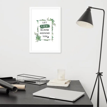 Life Bloom Framed Poster