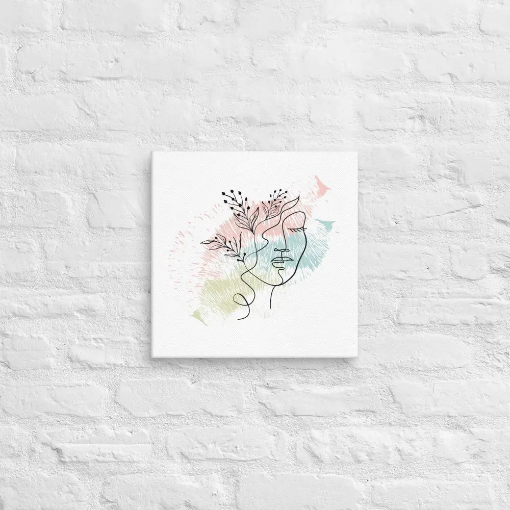 Natures Essence Feminine Floral Canvas - 14’’ x