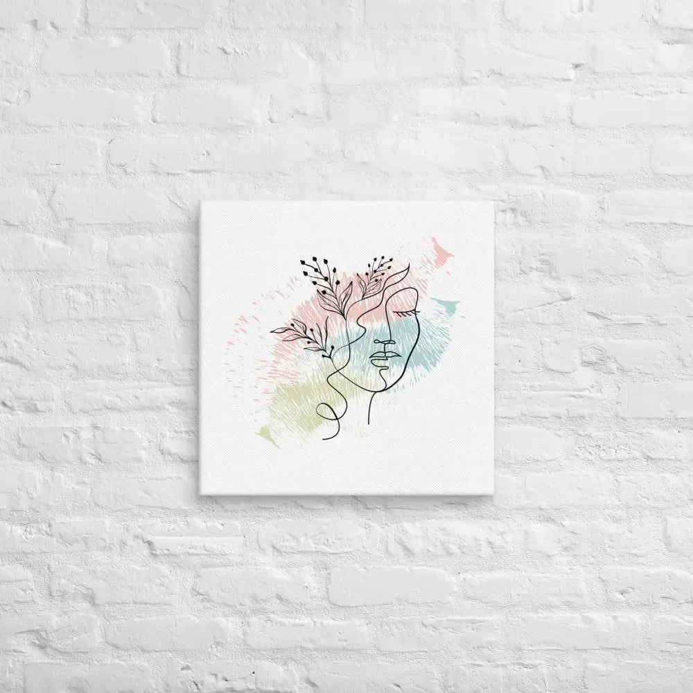 Natures Essence Feminine Floral Canvas - 20″ x