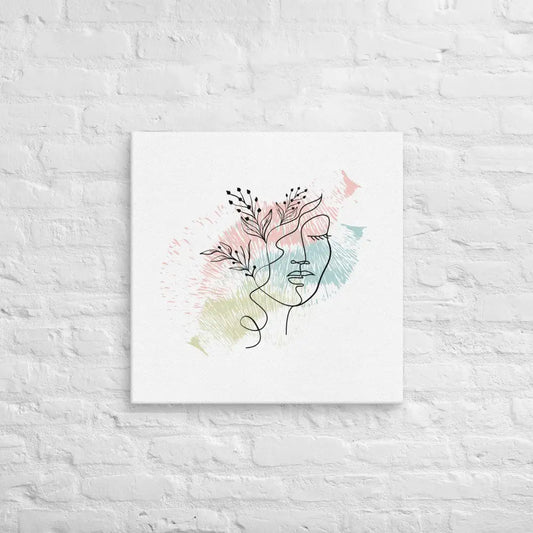 Natures Essence Feminine Floral Canvas - 24″ x
