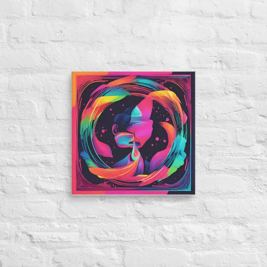 Light Neon Canvas Art - 16″ x