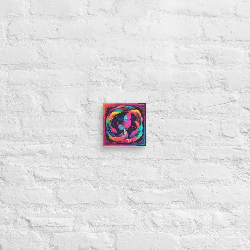 Light Neon Canvas Art - 6’’ x