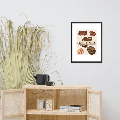 Sweeten the Moment Chocolate Poster - Framed