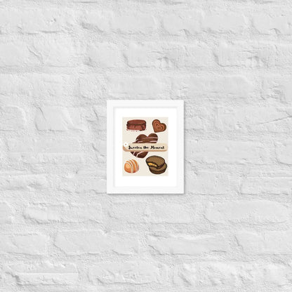 Sweeten the Moment Chocolate Poster - White / 8″×10″ - Framed